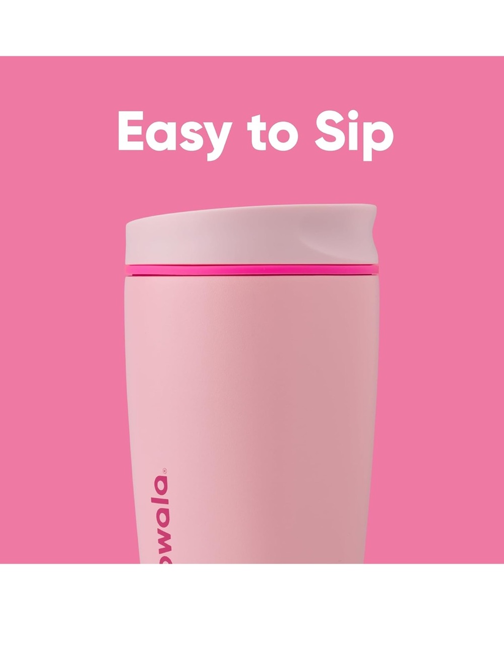 Owala SmoothSip Slider Insulated Stainless Steel Coffee Tumbler!